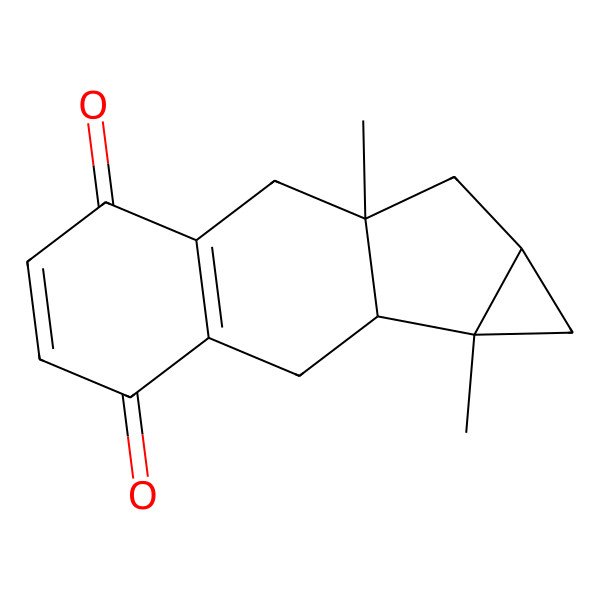 2D Structure of 4,8-Dimethyltetracyclo[8.4.0.03,8.04,6]tetradeca-1(10),12-diene-11,14-dione