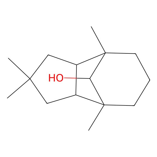 2D Structure of 4,8-Methanoazulen-9-ol, decahydro-2,2,4,8-tetramethyl-, stereoisomer
