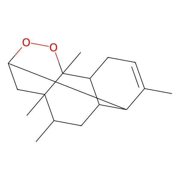 2D Structure of 4,8,12,13-Tetramethyl-2,3-dioxatetracyclo[7.5.0.04,13.05,10]tetradec-7-ene