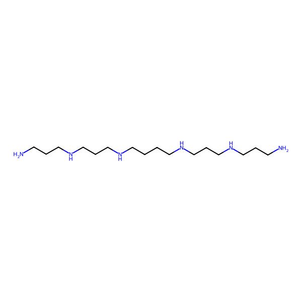 2D Structure of 4,8,13,17-Tetraazaeicosane-1,20-diamine