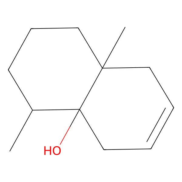 2D Structure of 4,8a-Dimethyl-1,2,3,4,5,8-hexahydronaphthalen-4a-ol
