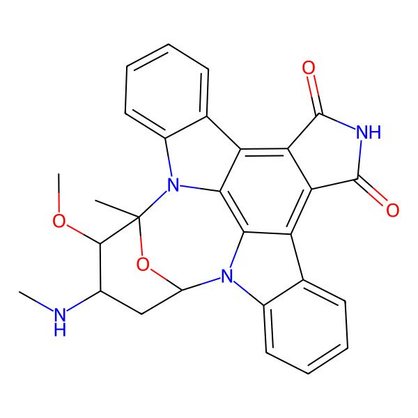2D Structure of 7-Oxostaurosporine
