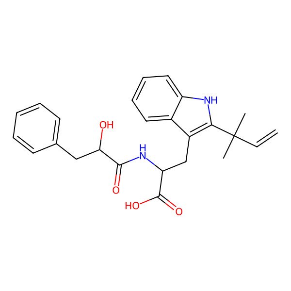 2D Structure of 4,9-dideoxy-seco-PF1233 B carboxylic acid