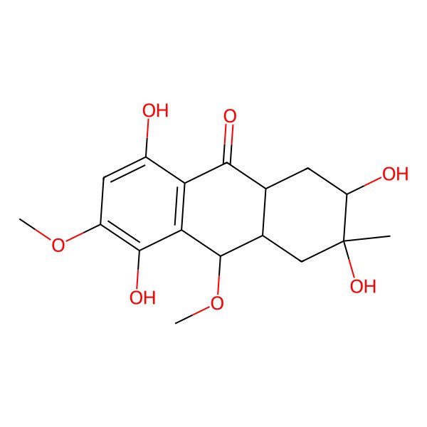 2D Structure of 4A-Epi-9Alpha-Methoxydihydrodeoxybostrycin