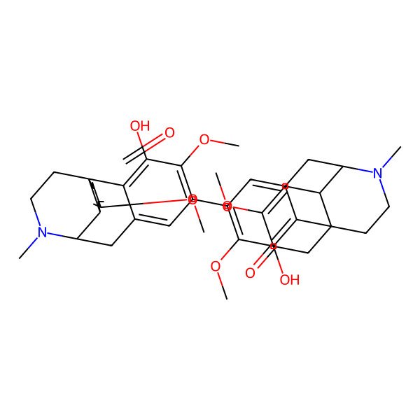 2D Structure of 3-Hydroxy-5-(3-hydroxy-4,12-dimethoxy-17-methyl-13-oxo-17-azatetracyclo[7.5.3.01,10.02,7]heptadeca-2,4,6,11-tetraen-5-yl)-4,12-dimethoxy-17-methyl-17-azatetracyclo[7.5.3.01,10.02,7]heptadeca-2,4,6,11-tetraen-13-one