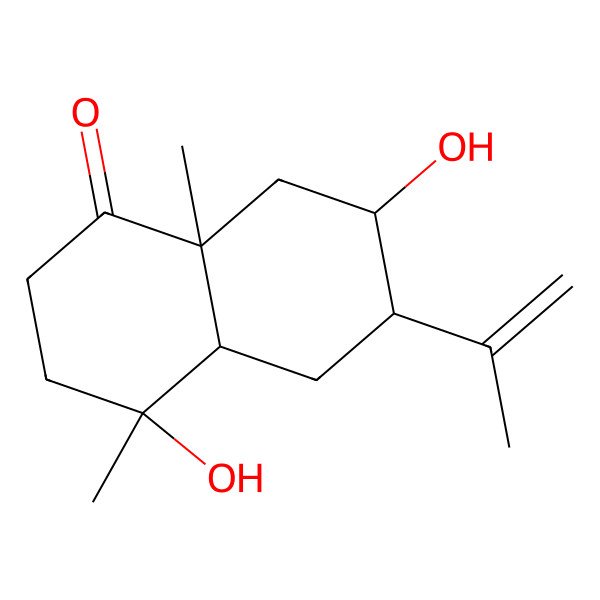 2D Structure of 4alpha,8alpha-Dihydroxyeudesman-11-en-1-one