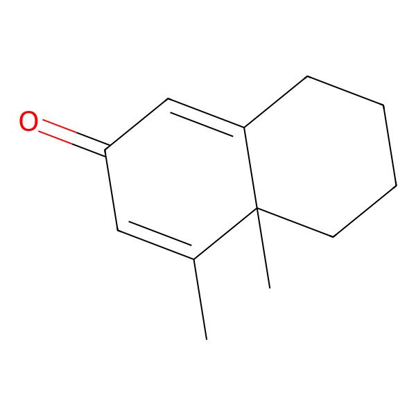 2D Structure of (4aR)-4,4a-dimethyl-5,6,7,8-tetrahydronaphthalen-2-one