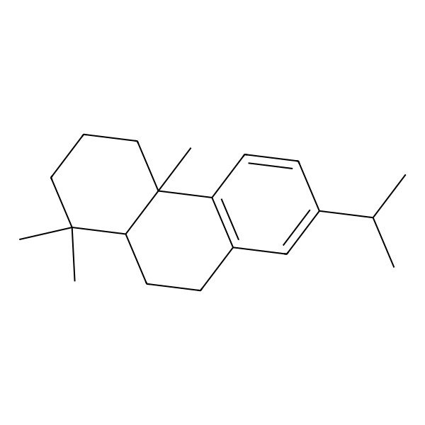 2D Structure of (4aR,10aS)-1,1,4a-trimethyl-7-propan-2-yl-2,3,4,9,10,10a-hexahydrophenanthrene