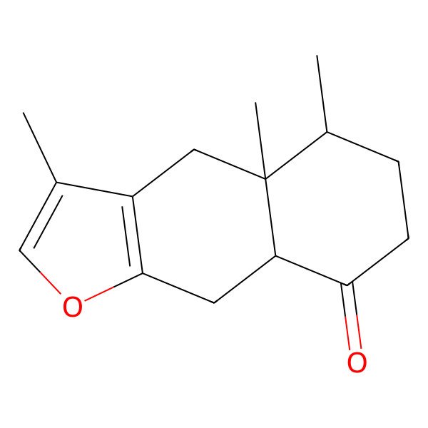 2D Structure of (4aR,5S,8aS)-3,4a,5-trimethyl-4,5,6,7,8a,9-hexahydrobenzo[f][1]benzofuran-8-one