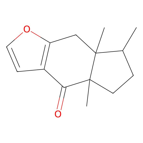 2D Structure of (4aR,7R,7aS)-4a,7,7a-trimethyl-5,6,7,8-tetrahydrocyclopenta[f][1]benzofuran-4-one