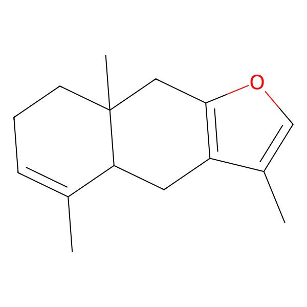 2D Structure of (4aR,8aR)-3,5,8a-trimethyl-4a,7,8,9-tetrahydro-4H-benzo[f][1]benzofuran