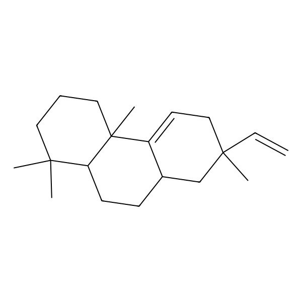 2D Structure of (4aS,7S,8aS,10aS)-1,1,4a,7-Tetramethyl-7-vinyl-1,2,3,4,4a,6,7,8,8a,9,10,10a-dodecahydrophenanthrene