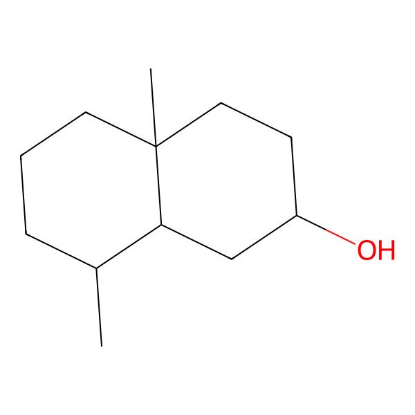 2D Structure of 6,10-Dimethylbicyclo[4.4.0]decan-3-ol
