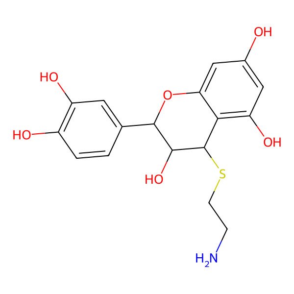 2D Structure of 4b-(2-Aminoethylthio)catechin