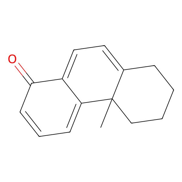 2D Structure of 4b-Methyl-5,6,7,8-tetrahydro1 phenanthrenone