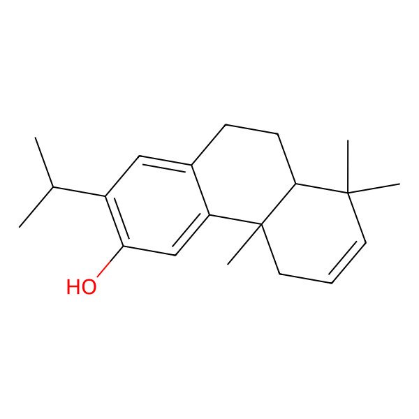2D Structure of 4b,8,8-Trimethyl-2-propan-2-yl-5,8a,9,10-tetrahydrophenanthren-3-ol