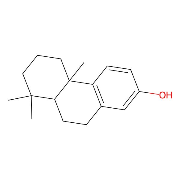 2D Structure of 4b,8,8-Trimethyl-5,6,7,8a,9,10-hexahydrophenanthren-2-ol 2D Structure of 4b,8,8-Trimethyl-5,6,7,8a,9,10-hexahydrophenanthren-2-ol