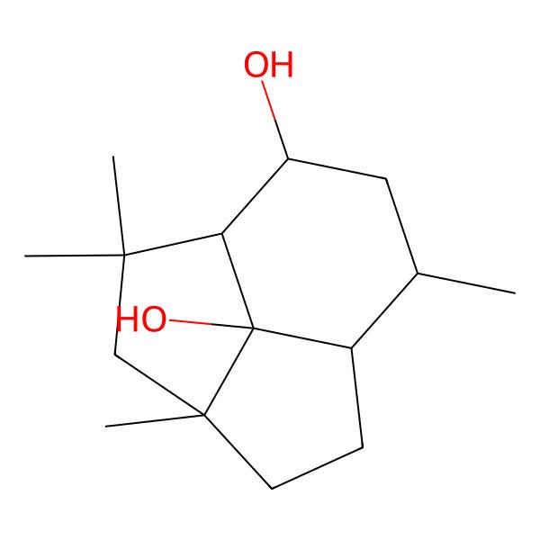 2D Structure of Probotryane-4beta,9beta-diol