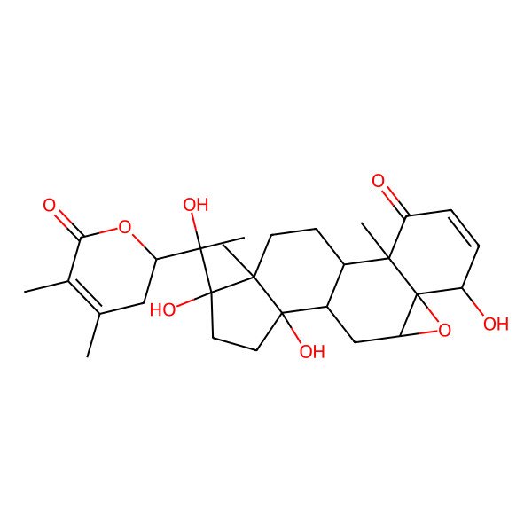 2D Structure of 4beta-Hydroxywithanolide E 2D Structure of 4beta-Hydroxywithanolide E