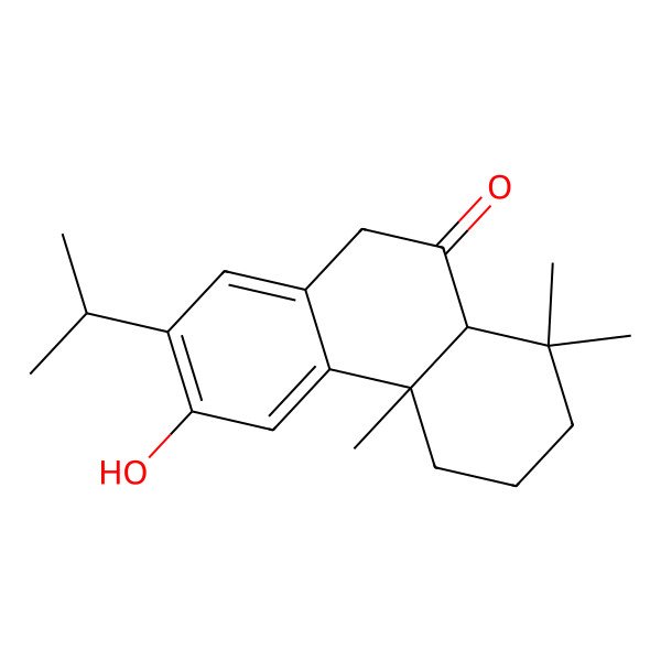 2D Structure of (4bS,8aS)-3-hydroxy-4b,8,8-trimethyl-2-propan-2-yl-6,7,8a,10-tetrahydro-5H-phenanthren-9-one