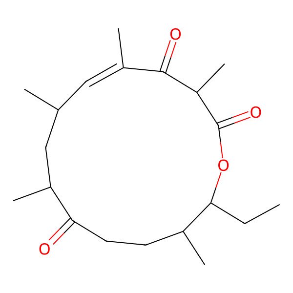 2D Structure of (4E)-12-deoxydihydrokromycin