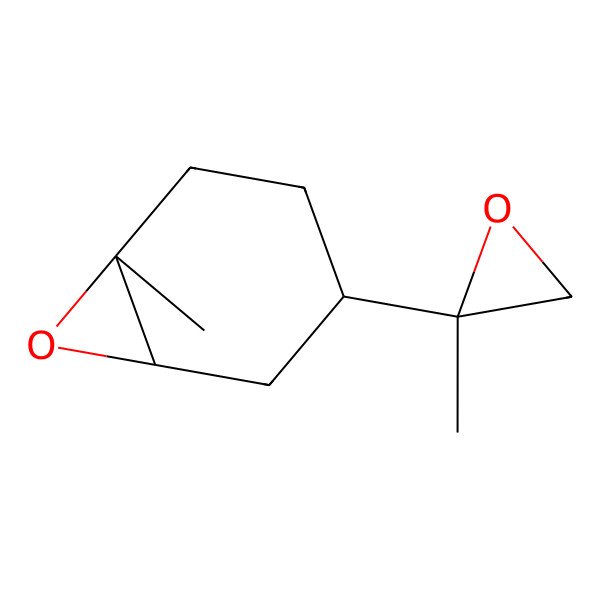 2D Structure of (4R)-1-methyl-4-(2-methyloxiran-2-yl)-7-oxabicyclo[4.1.0]heptane