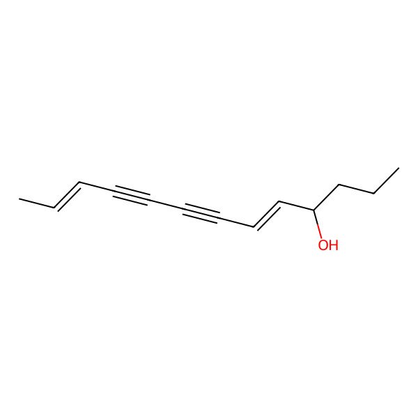 2D Structure of (4R,5E,11E)-trideca-5,11-dien-7,9-diyn-4-ol 2D Structure of (4R,5E,11E)-trideca-5,11-dien-7,9-diyn-4-ol