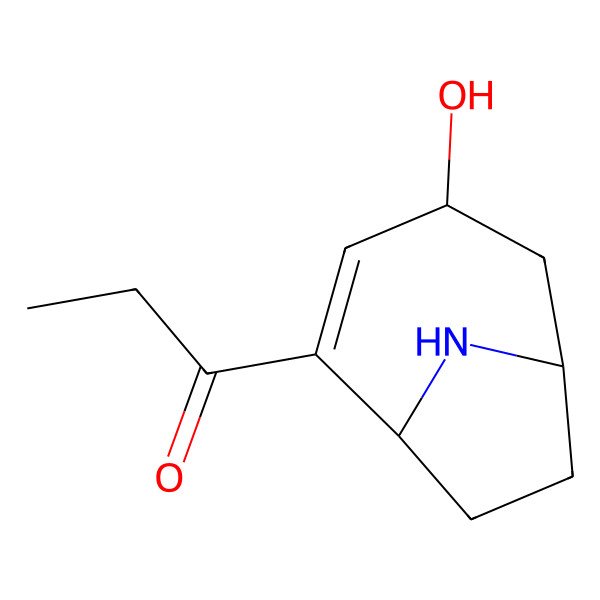 2D Structure of 4S-Hydroxyhomoanatoxin-A