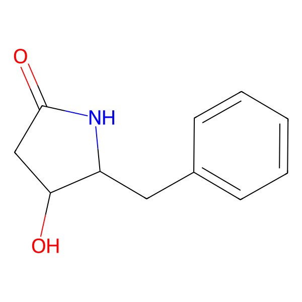 2D Structure of (4S,5S)-5-benzyl-4-hydroxypyrrolidin-2-one