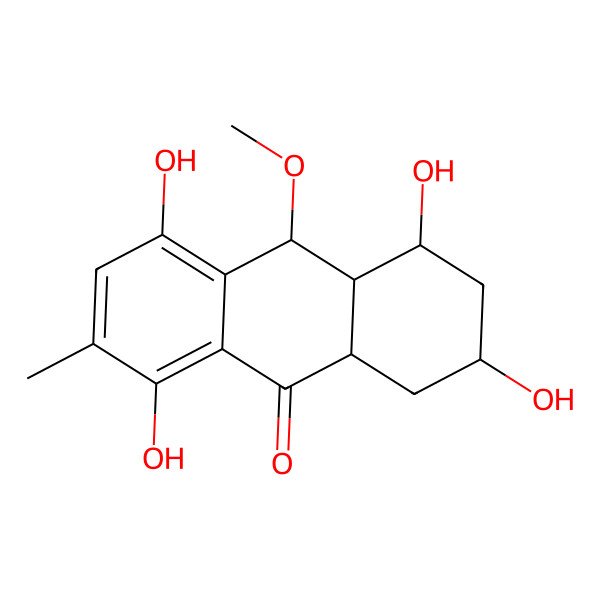 2D Structure of 4S,8-dihydroxy-10-O-methyldendryol E