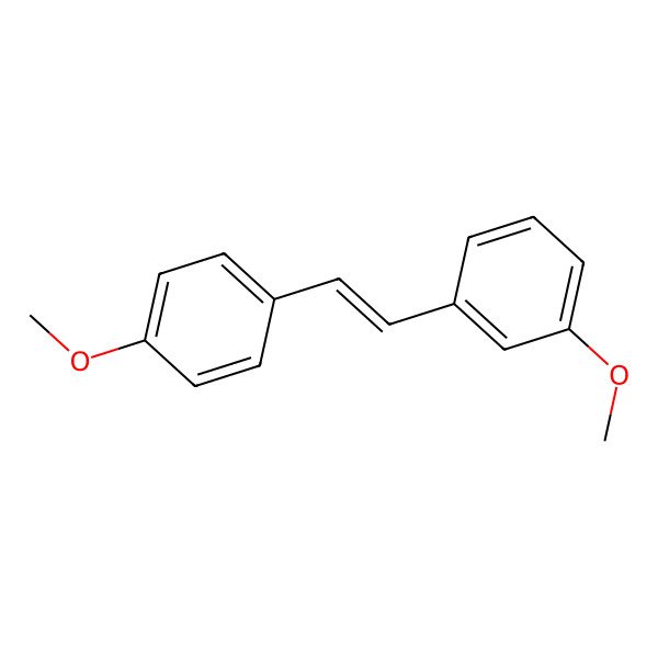 2D Structure of 4Z-3,4'-dimethoxystilbene