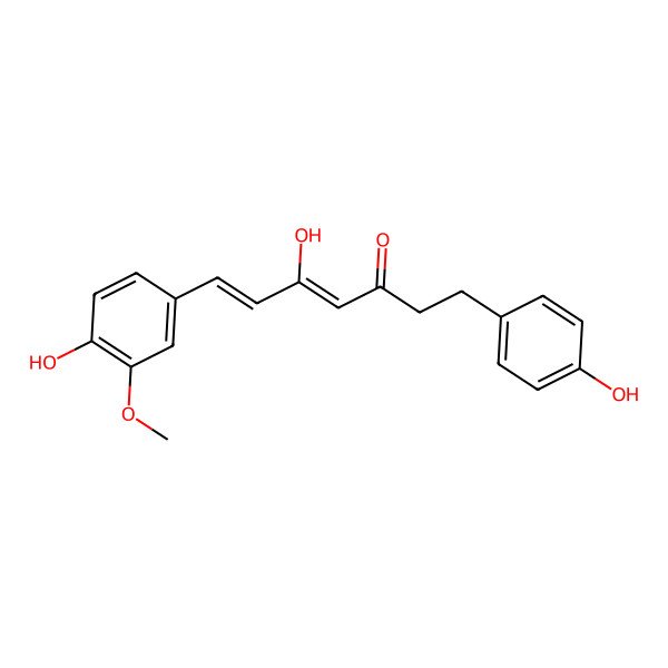2D Structure of (4Z,6E)-5-hydroxy-7-(4-hydroxy-3-methoxyphenyl)-1-(4-hydroxyphenyl)hepta-4,6-dien-3-one 2D Structure of (4Z,6E)-5-hydroxy-7-(4-hydroxy-3-methoxyphenyl)-1-(4-hydroxyphenyl)hepta-4,6-dien-3-one