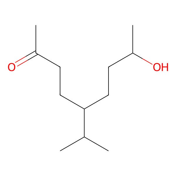 2D Structure of 5-(1-Methylethyl)-8-hydroxynonan-2-one