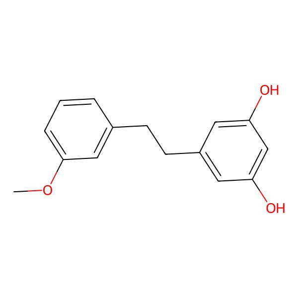 2D Structure of 5-[2-(3-Methoxyphenyl)ethyl]benzene-1,3-diol