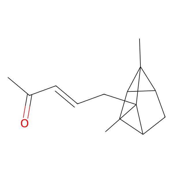 2D Structure of 5-(2,3-Dimethyl-3-tricyclo[2.2.1.02,6]heptanyl)pent-3-en-2-one