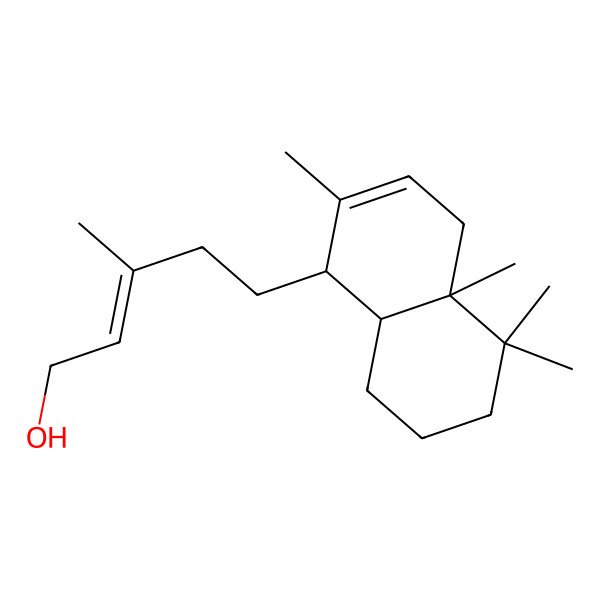2D Structure of 5-(2,4a,5,5-Tetramethyl-1,4,6,7,8,8a-hexahydronaphthalen-1-yl)-3-methylpent-2-en-1-ol 2D Structure of 5-(2,4a,5,5-Tetramethyl-1,4,6,7,8,8a-hexahydronaphthalen-1-yl)-3-methylpent-2-en-1-ol