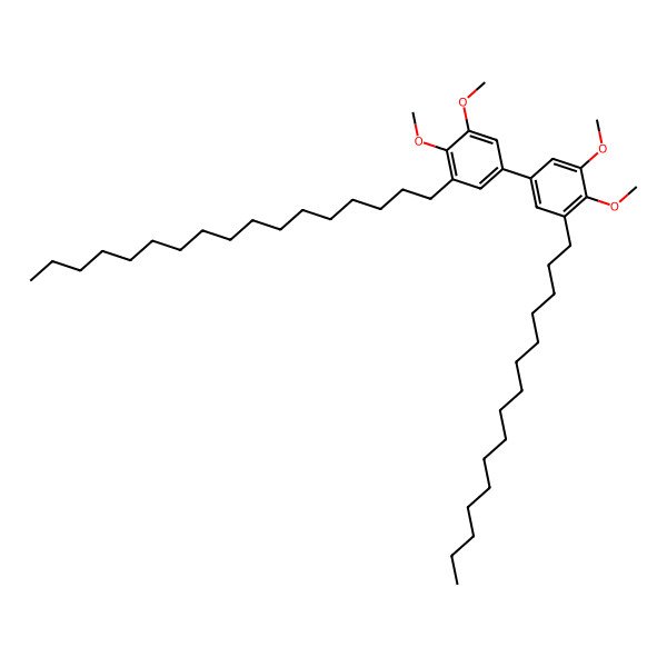 2D Structure of 5-(3,4-Dimethoxy-5-pentadecylphenyl)-1-heptadecyl-2,3-dimethoxybenzene