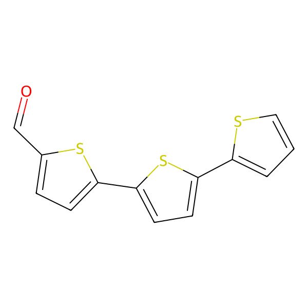 2D Structure of 5-[5-(2-Thienyl)-2-thienyl]thiophene-2-carbaldehyde
