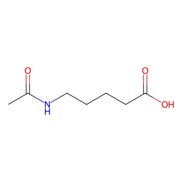 2D Structure of 5-Acetamidopentanoic acid