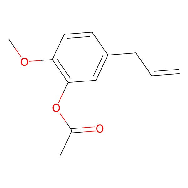 2D Structure of 5-Allyl-2-methoxyphenol acetate