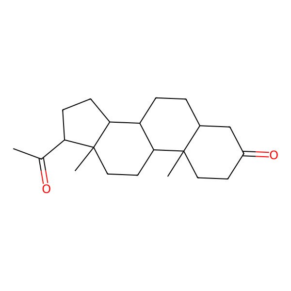 2D Structure of 5-alpha-Pregnane-3,20-dione