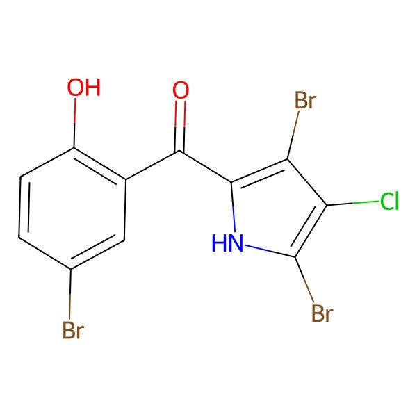 2D Structure of pyrrolomycin F2a