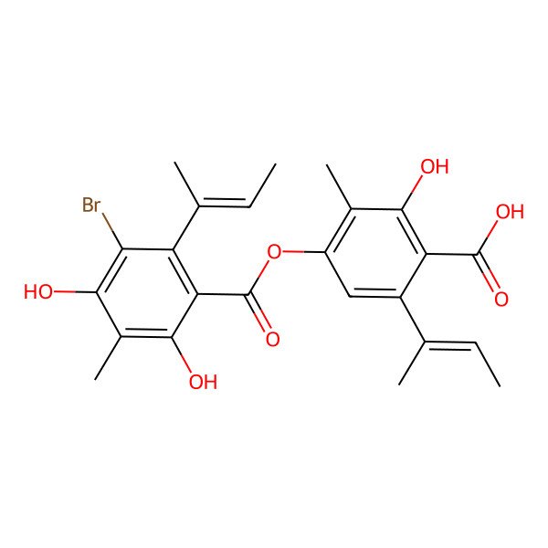 2D Structure of 5-bromoagonodepside B
