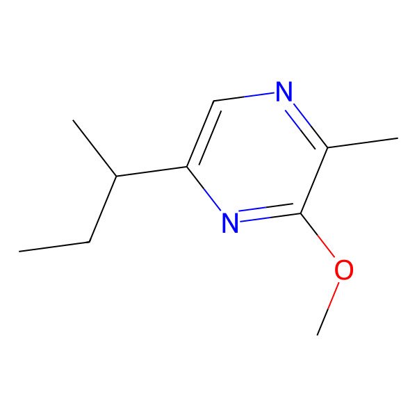 2D Structure of 5-Butan-2-yl-3-methoxy-2-methyl-pyrazine