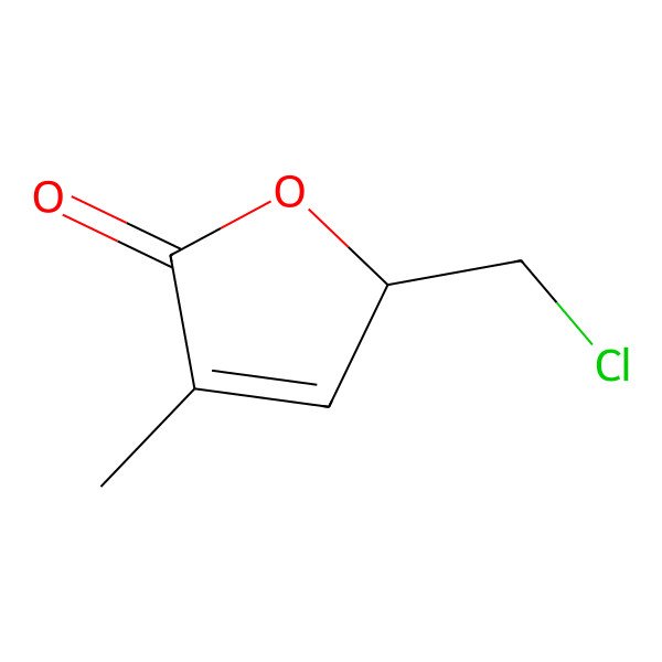 2D Structure of 5-(Chloromethyl)-3-methylfuran-2(5H)-one