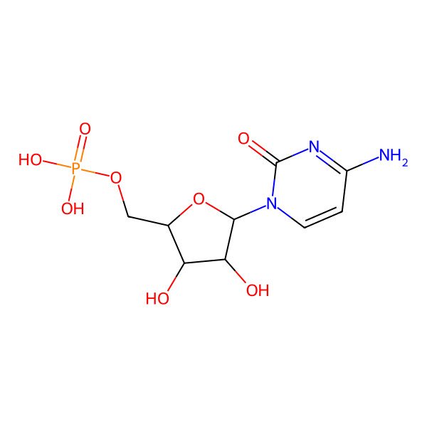 2D Structure of 5'-Cytidylic acid
