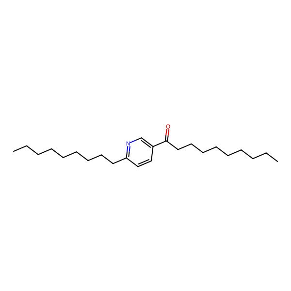 2D Structure of 5-Decanoyl-2-nonylpyridine