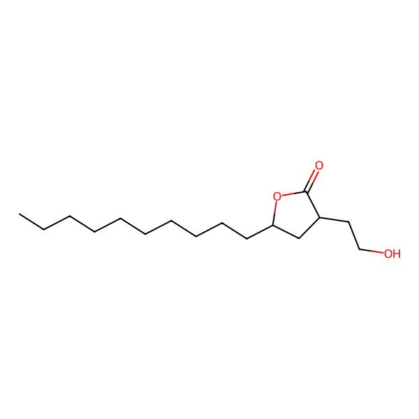2D Structure of 5-Decyl-3-(2-hydroxyethyl)oxolan-2-one 2D Structure of 5-Decyl-3-(2-hydroxyethyl)oxolan-2-one