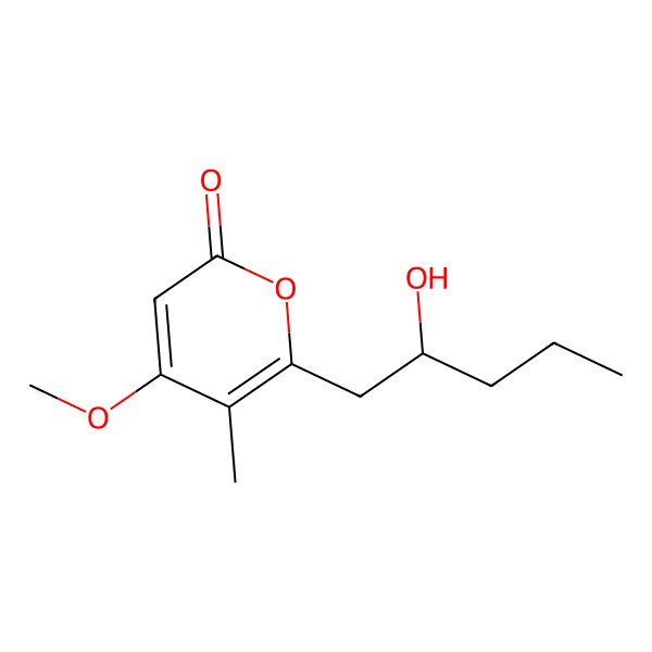 2D Structure of 5-Deoxy-7-hyrdoxypyrenocine M