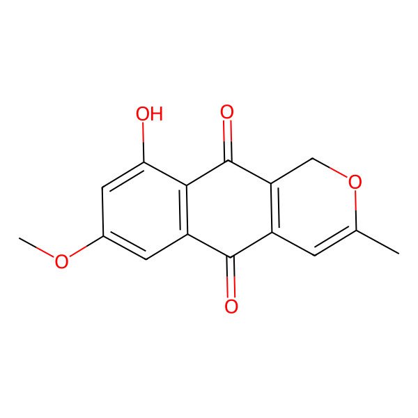 2D Structure of 5-Deoxyanhydrofusarubin